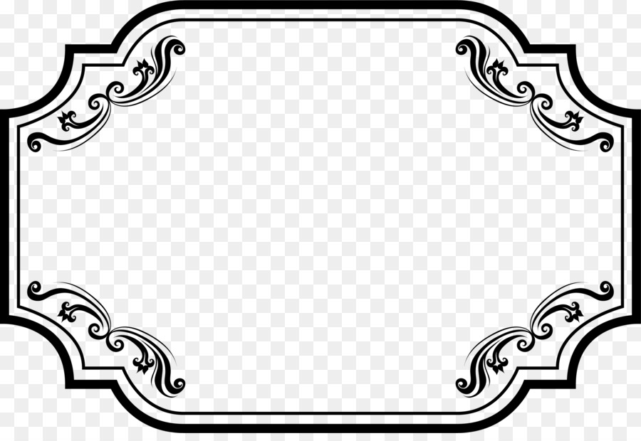 Download Picture frame Scalable Vector Graphics Ornament - Chinese Retro Black Frame 2684*1816 transprent ...