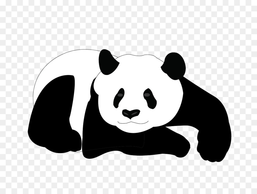 Giant panda Bear Clip art - Cartoon panda png download ...