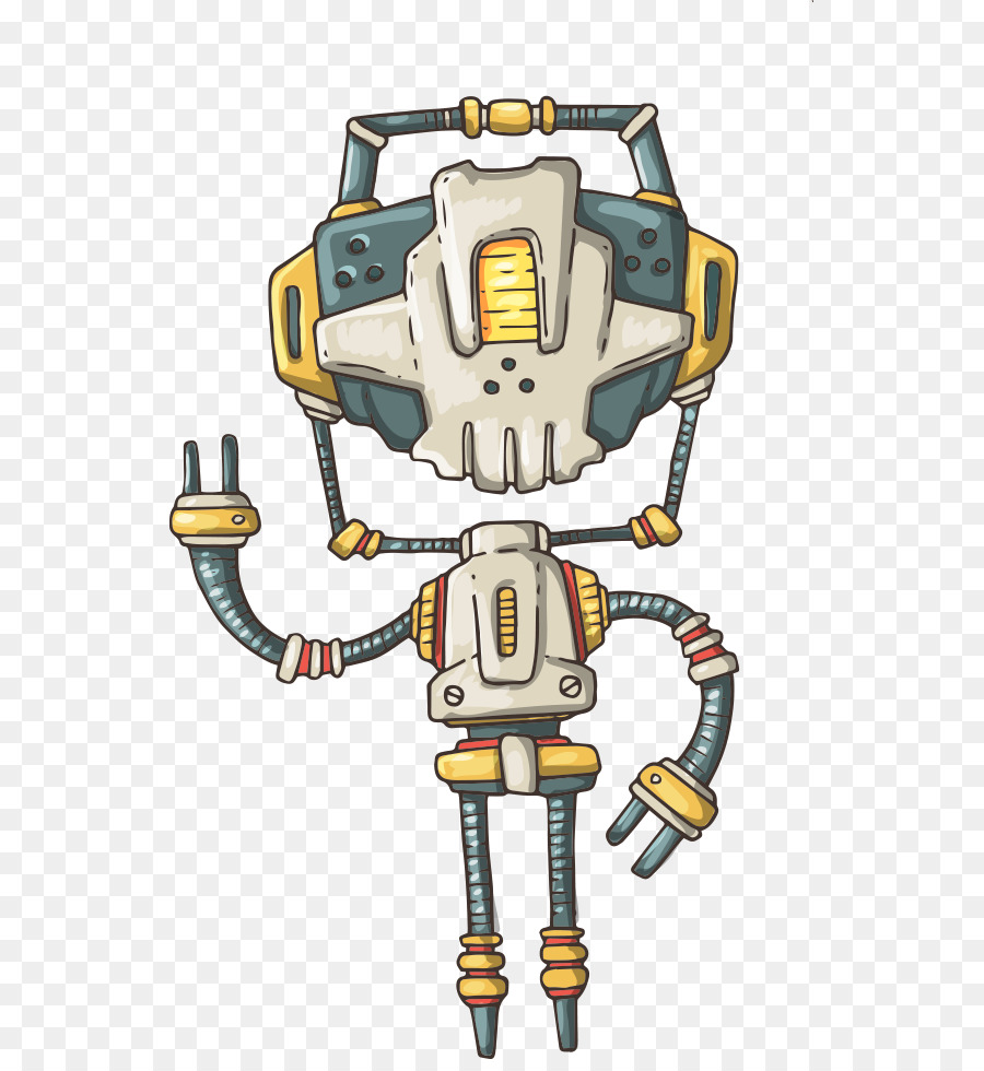 Robot Ilustrasi Kartun Vektor Robot Keren Unduh Seni Robot