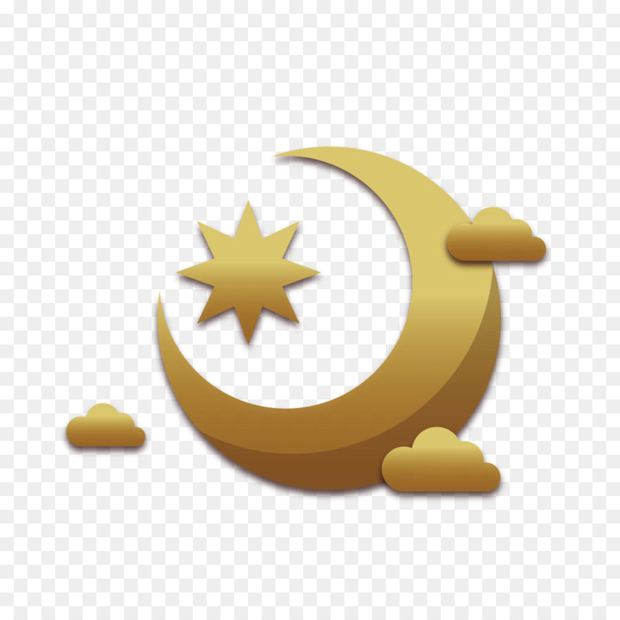 Idul Adha Idul Fitri Moon Idul Adha Golden Moon Unduh Simbol