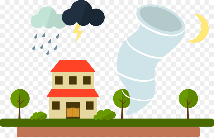 Wet season Rain Weather Clip art - Vector Tornado Weather 