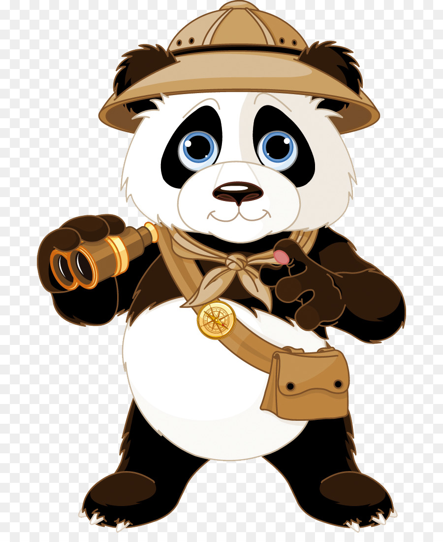 Giant Panda Red Panda Bear Illustration Cute Cartoon Panda Png