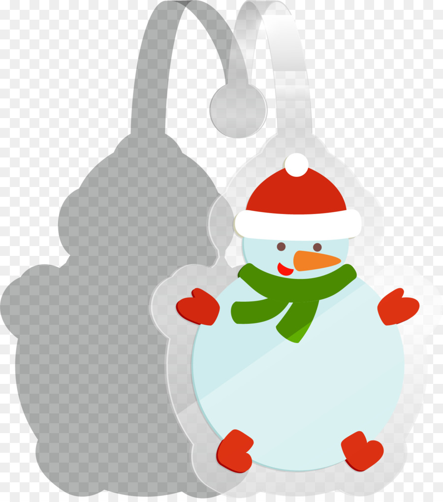 Hiasan Natal Pohon Natal Clip Art Kartun Putih Salju Unduh