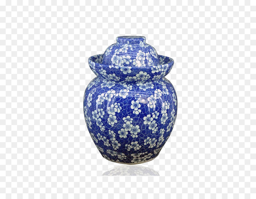 Keramik Warna Putih  Biru 