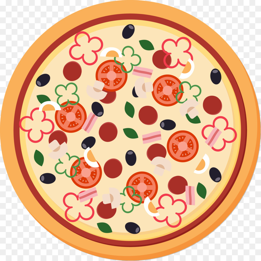 Pizza Take-out KFC Ingredient - Pizza Vector png download - 2401*2401 ...