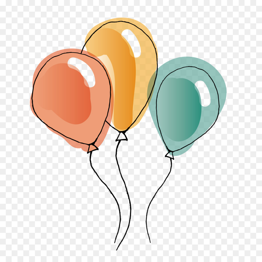 Balloon Watercolor painting Clip art - Vector Watercolor Balloon png