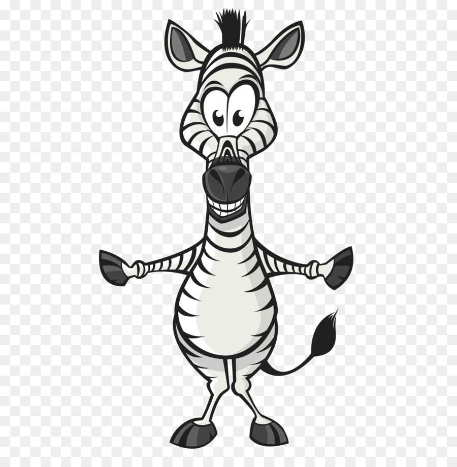 Kartun Hewan Clip Art Lucu Zebra Unduh Giraffidae Seni Kuda