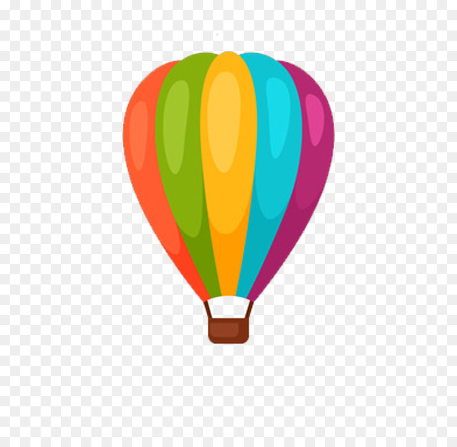 Hot air balloon Cartoon Cartoon hot air balloon png 