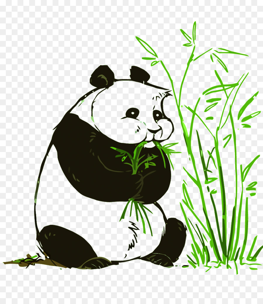 Giant Panda Merah Beruang Panda Ilustrasi Vektor Panda Unduh