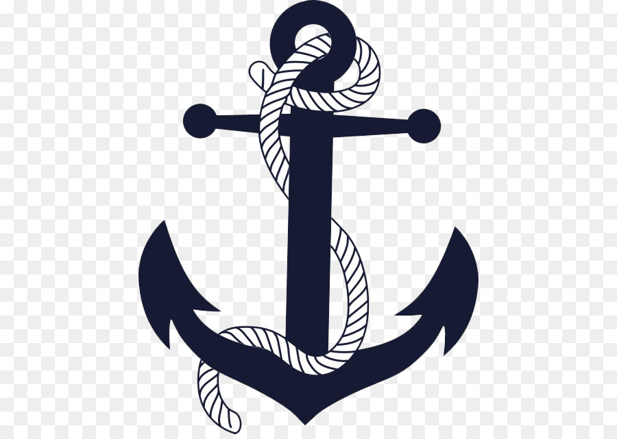 Free content Anchor Foul Clip art - Blue style anchor 