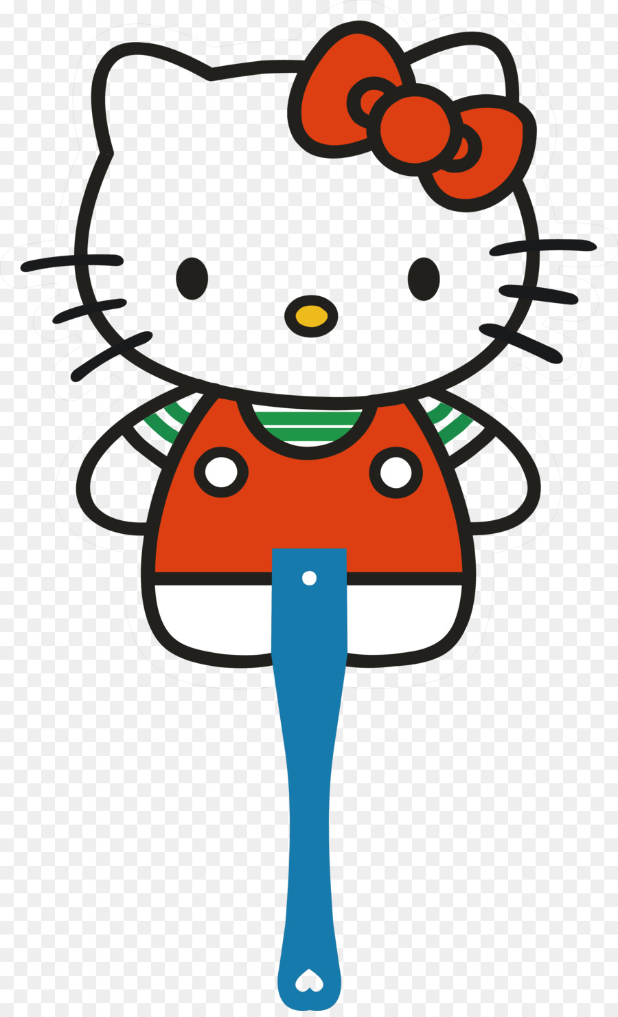 Hello Kitty Karakter Clip Art Bentuk Kartun Kipas Angin Unduh