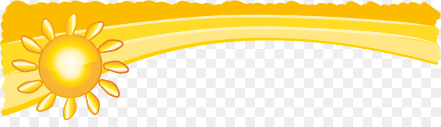 Download Cartoon Yellow Illustration - Golden Sunshine border ...