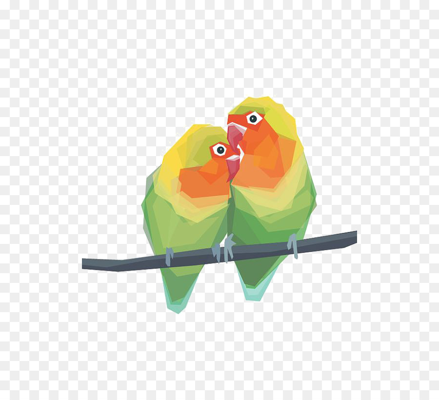 Gambar Kartun Burung Lovebird