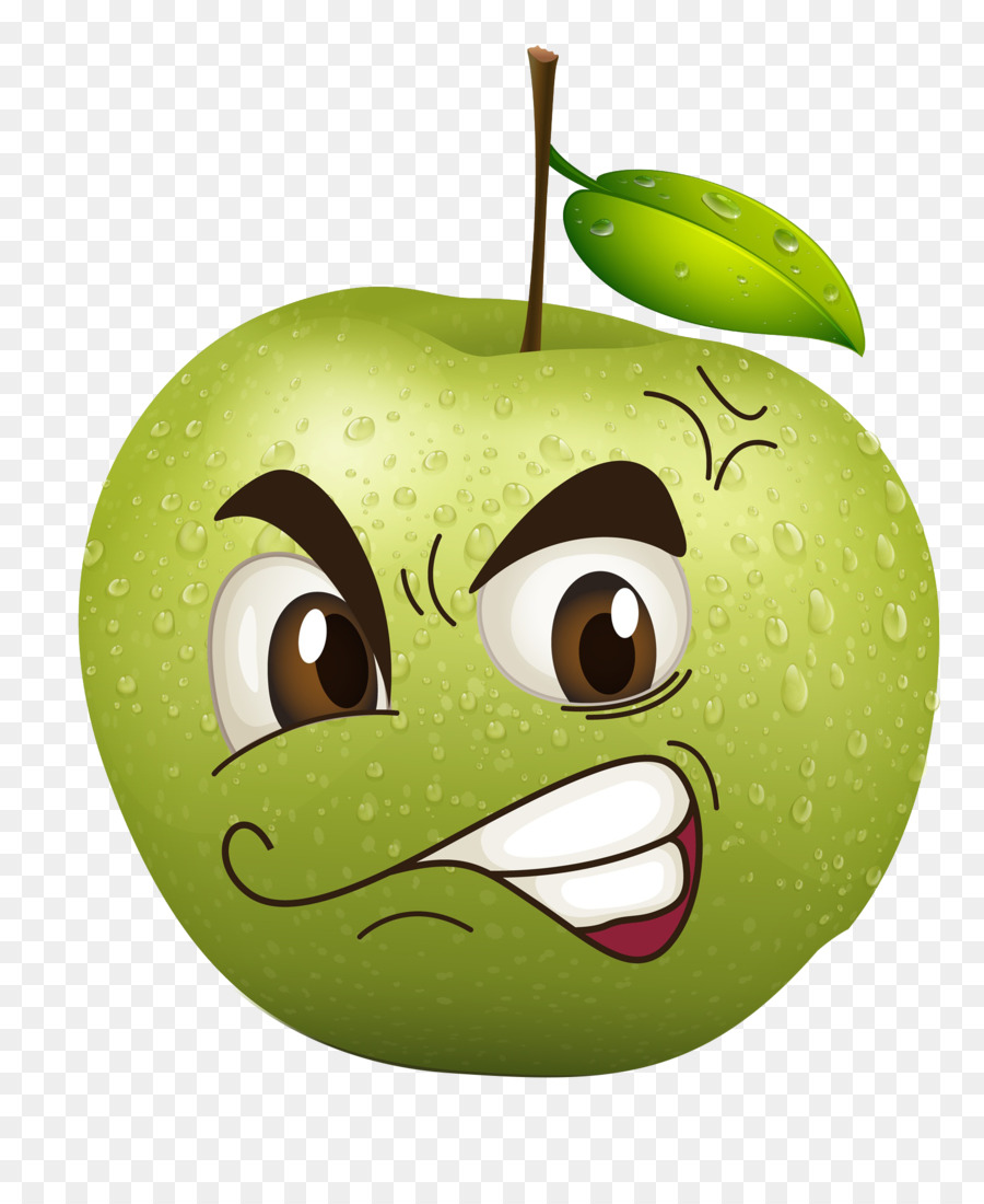 Nanas Kartun Saham Ilustrasi Clip Art Menggertakkan Apple Unduh