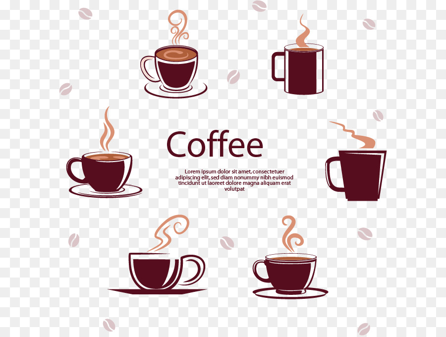 Download Coffee cup Espresso Cafe Iced coffee - Coffee vector ...
