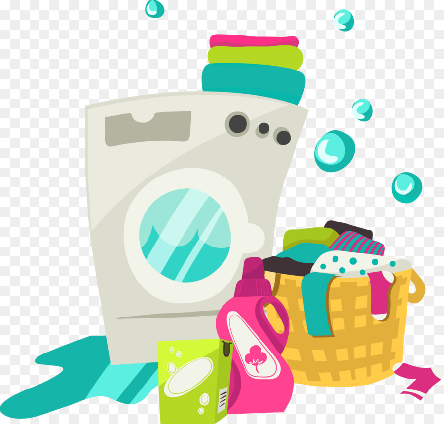 Dry cleaning Clothing Washing machine Clip art Vector 
