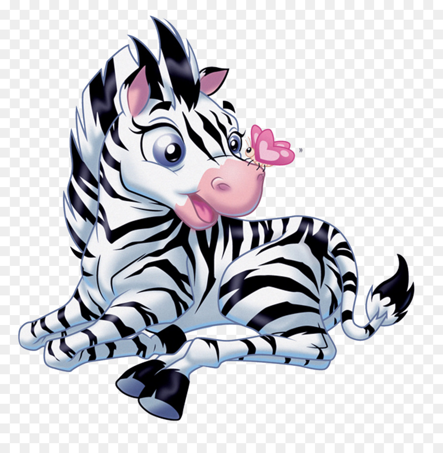 Horse Zebra Cartoon Clip art - Cartoon zebra png download - 1163*1181