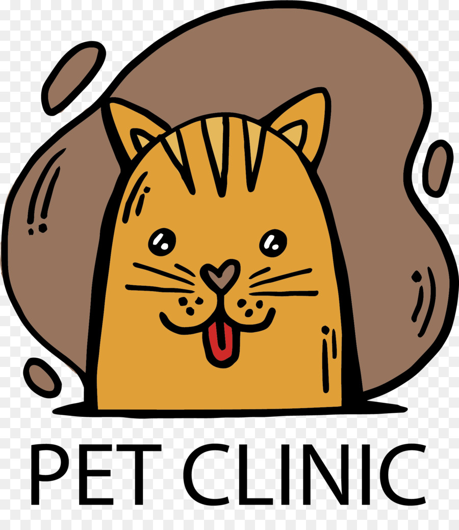 Kumis Kucing Logo Vektor Kucing Lucu Komik Unduh Kepala Daerah