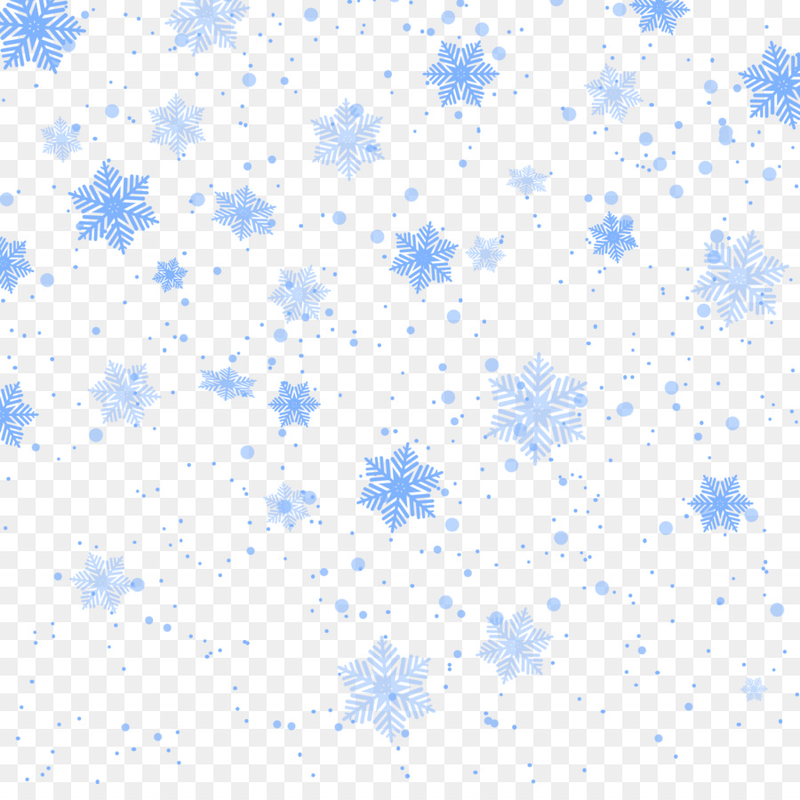 Snowflake Euclidean vector Pattern - Vector snowflake background