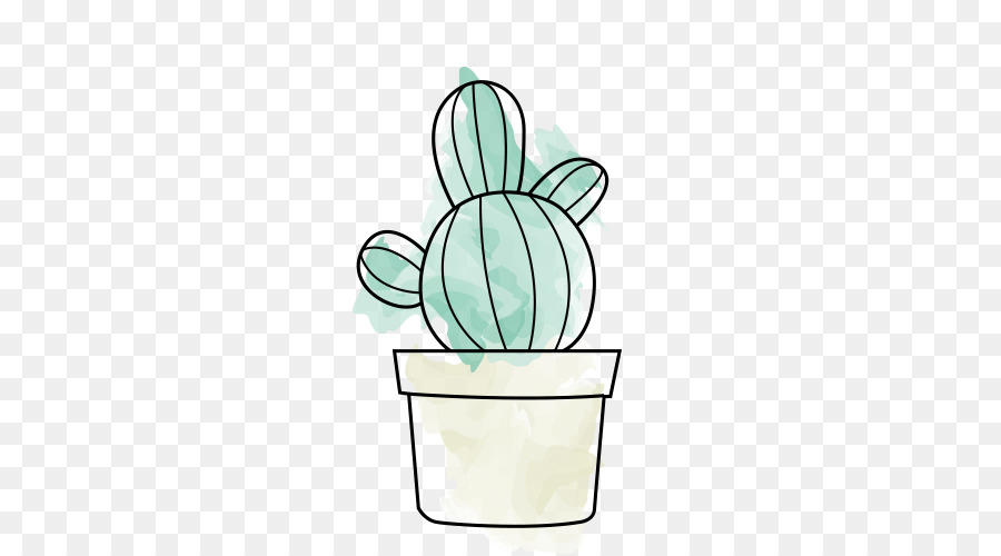 Cactaceae Sticker Flowerpot Adobe Illustrator - cactus png ...