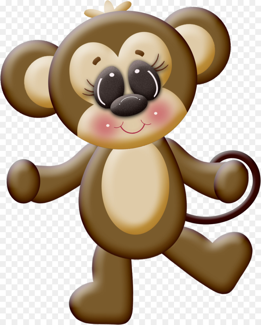 Kera Kartun Monyet Ilustrasi Monyet Unduh Primata Makanan