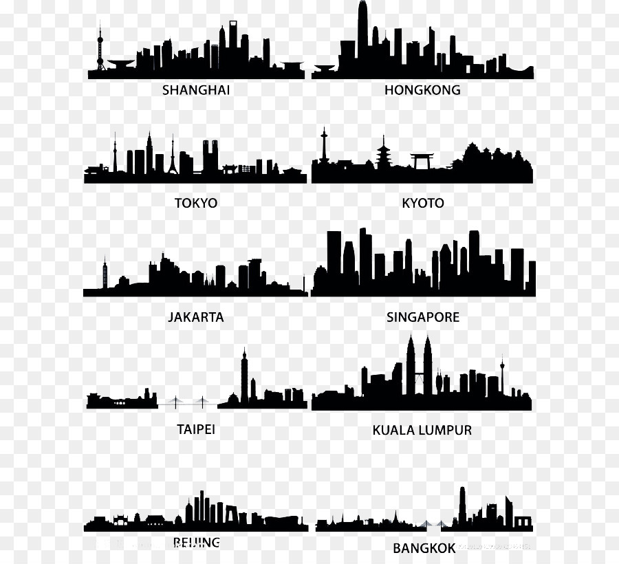 Cities: Skylines Silhouette Royalty-free - City Silhouette ...