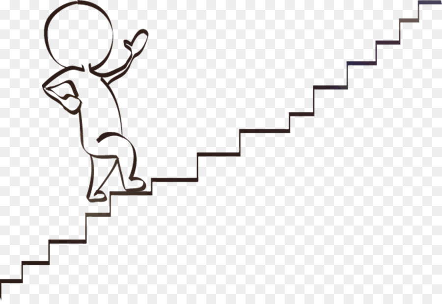 Stairs Cartoon Download - On the stairs of the villain png download