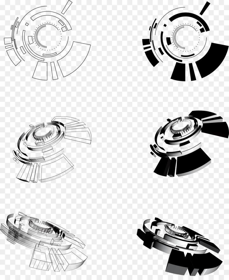 Circle Euclidean Vector Technology Clip Art Vector Cool Technology