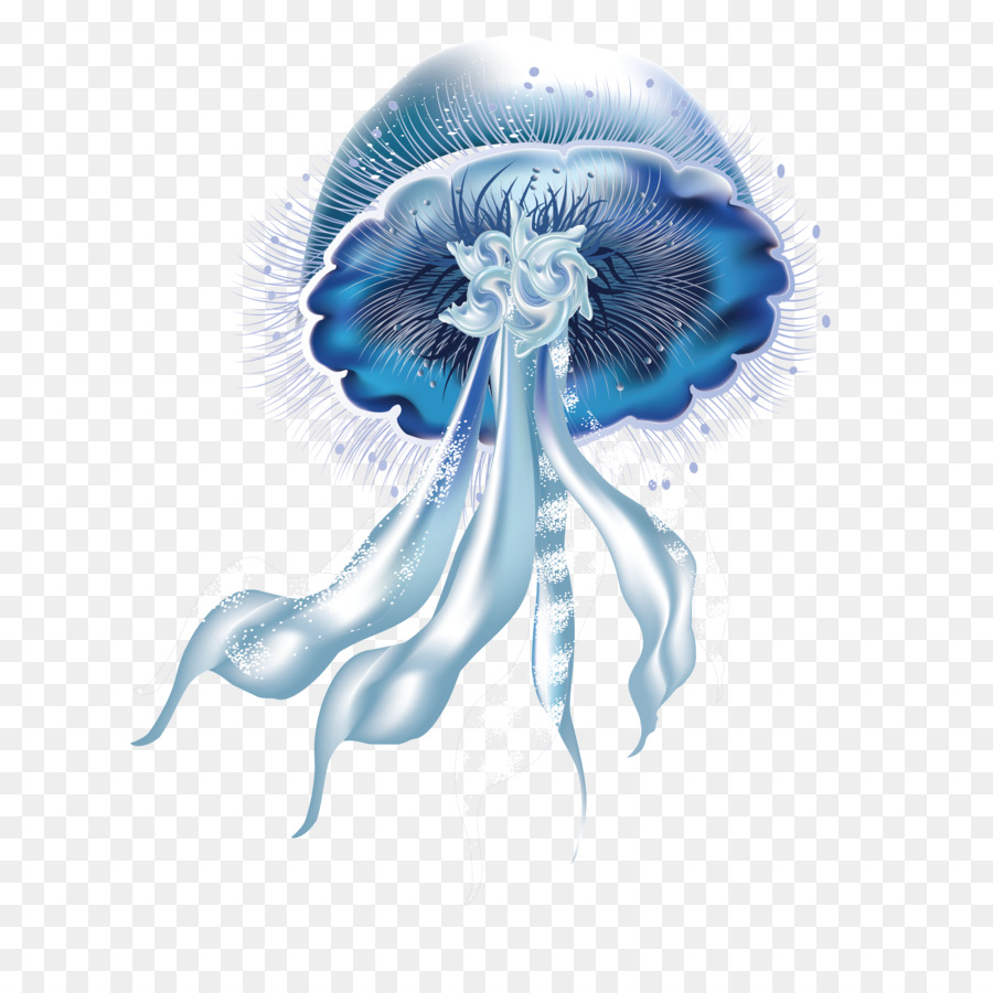 Jellyfish Icon - Blue jellyfish png download - 4214*4214 - Free