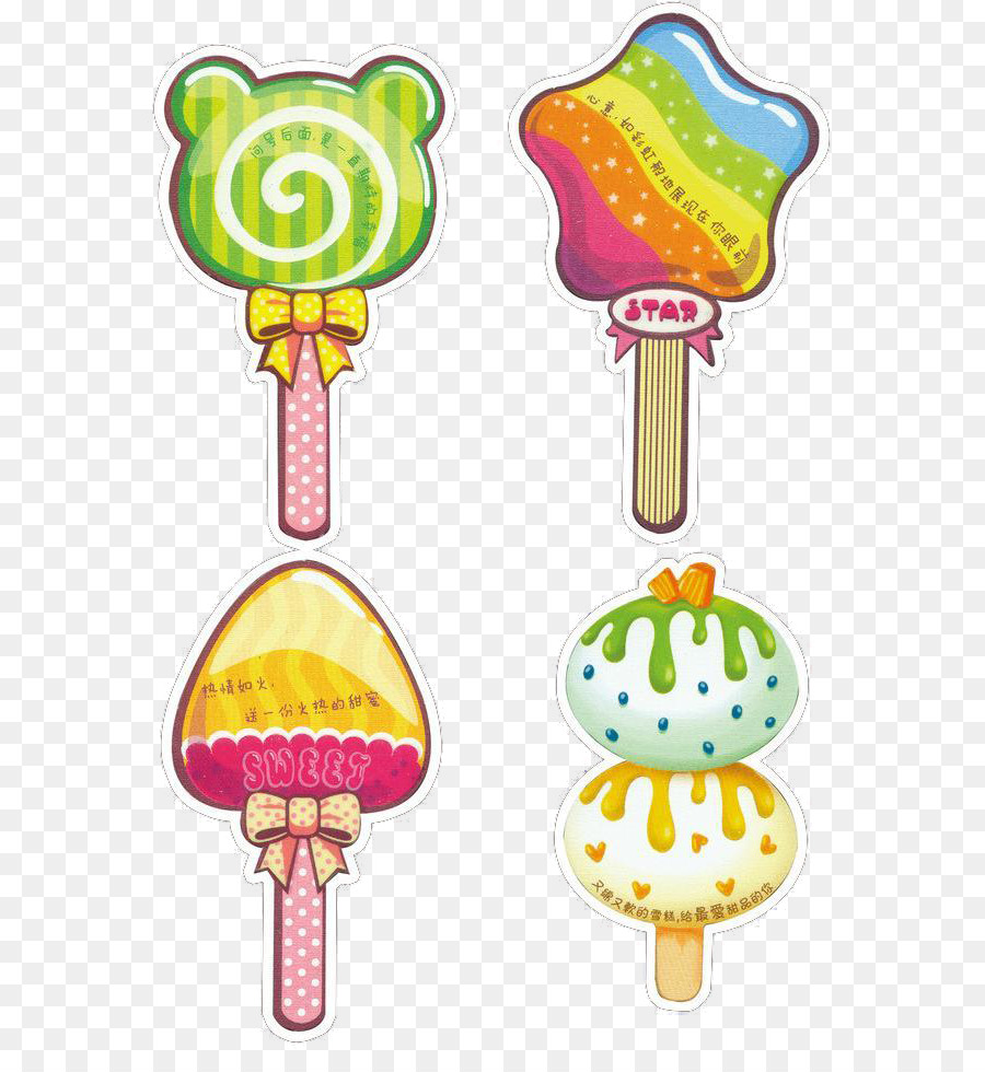 Permen Lollipop Kartun Clip Art 3d Gambar 3d Kartun CandyTangan