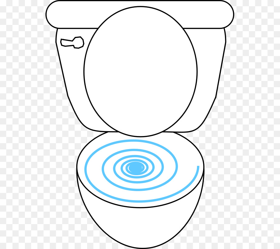 Cartoon Flush Toilet Signs