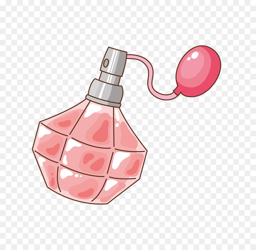 Perfume Cartoon Illustration - Pink perfume png download - 910*879