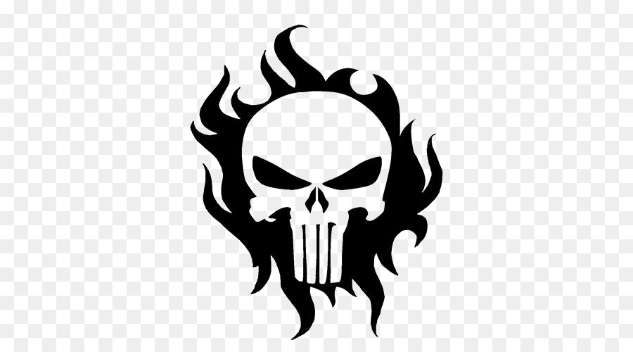 Download Punisher T-shirt Decal Human skull symbolism Clip art ...
