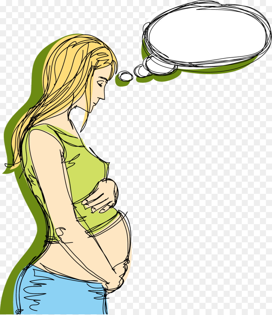 Kartun Ilustrasi Kehamilan Kartun Ibu Hamil Dan Dialog Unduh