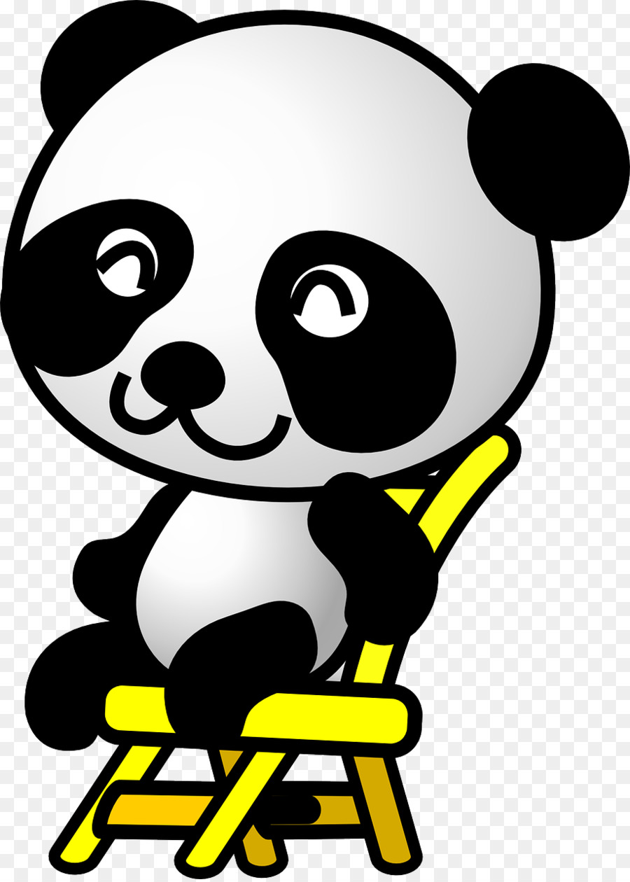 Giant Panda Bear Kartun Clip Art Lucu Panda Unduh Seni Karya