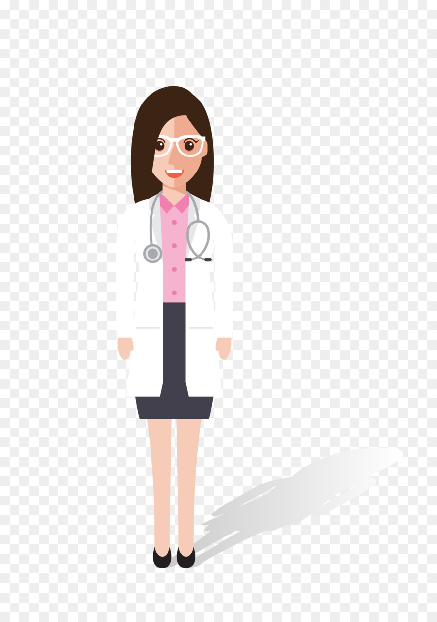 circle vector hd cartoon Vector Physician female doctor   Cartoon art Clip