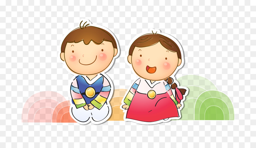 Png Boy Hanbok Cartoon Illustration Korean Boys And Gi 472595