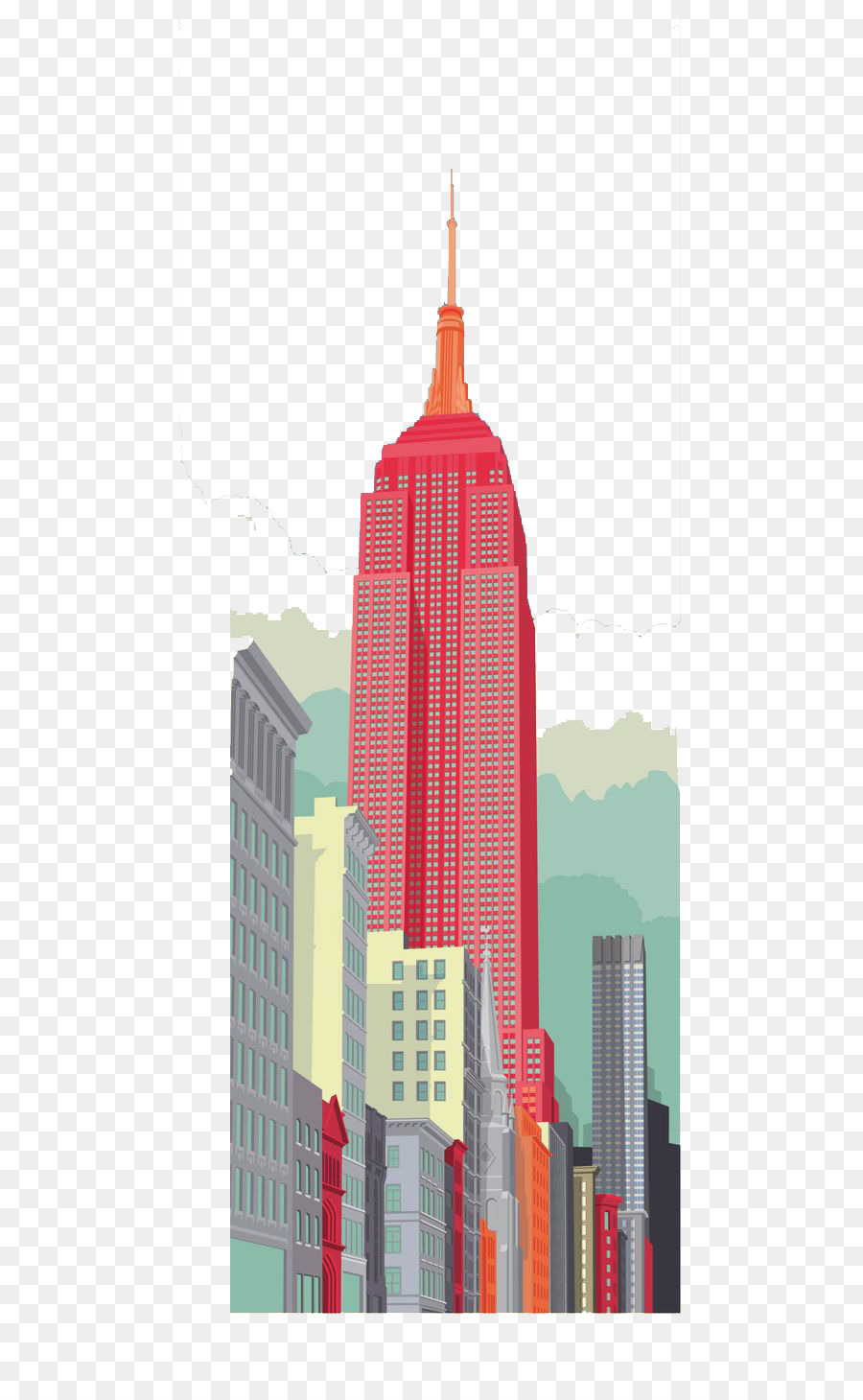 New York City Ilustrator Direktur Seni Ilustrasi Bangunan Kreatif