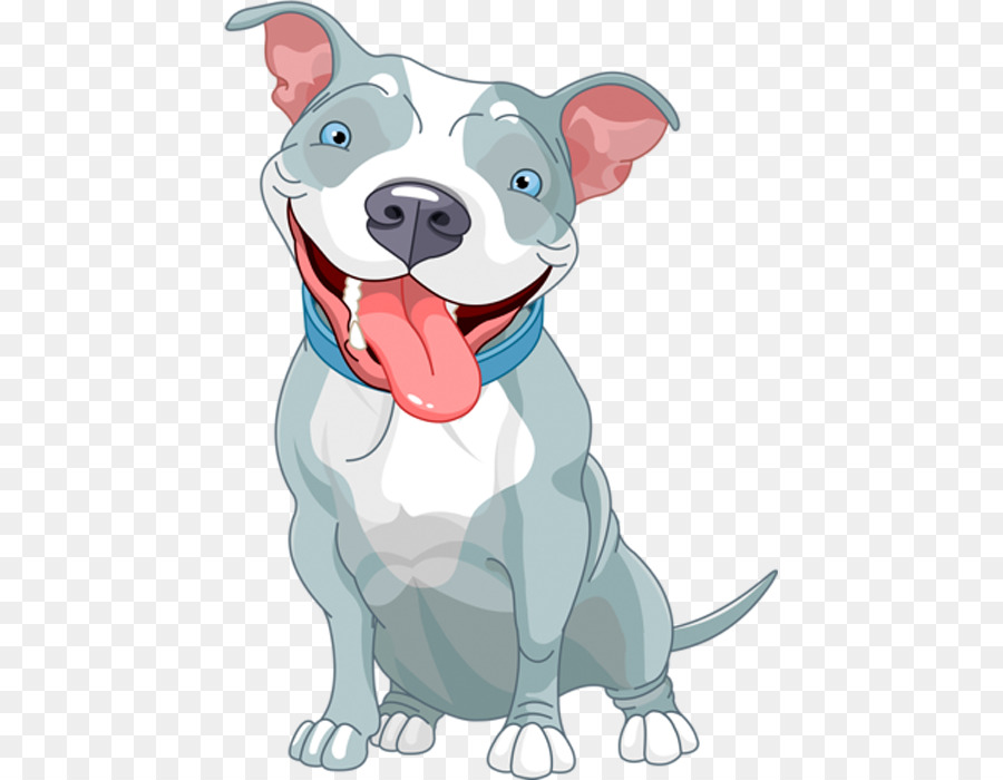 American Pit Bull Terrier Puppy Cartoon Clip Art Dog Png Download.