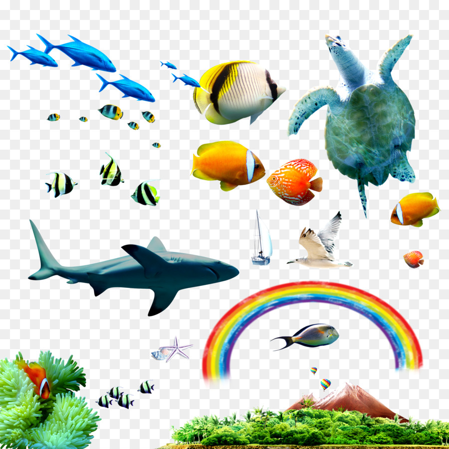 98 Gambar Ilustrasi Ikan Di Laut Gambarilus