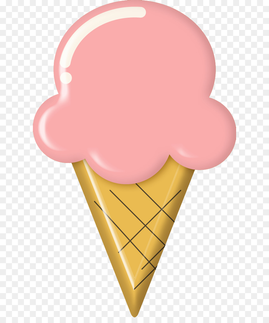 Neapolitan ice cream Ice cream cone Cartoon - Hand-drawn elements of
