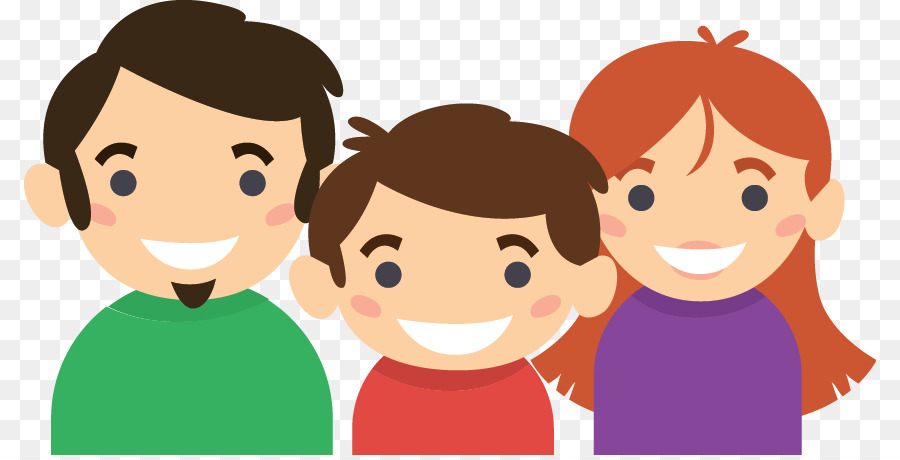 Download Family Illustration - Happy family vector png download - 852*455 - Free Transparent Emotion png ...