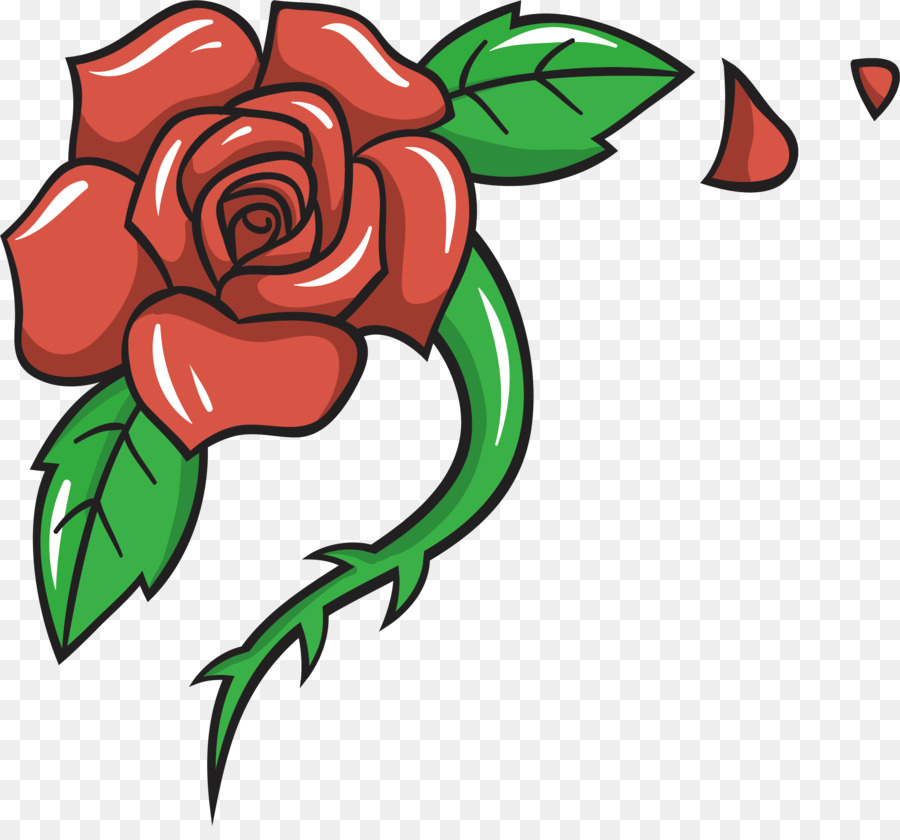 Gambar Bunga Mawar Kartun - Gambar Bunga