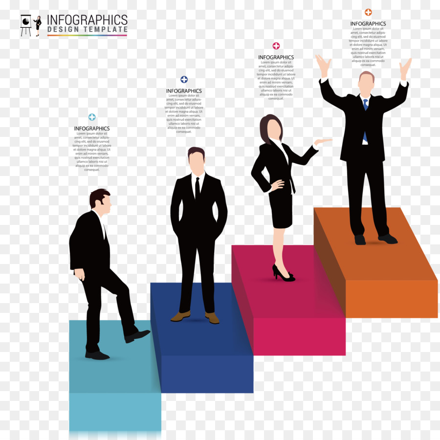 Pebisnis Infographic Ilustrasi Orang Orang Bisnis Vektor Unduh