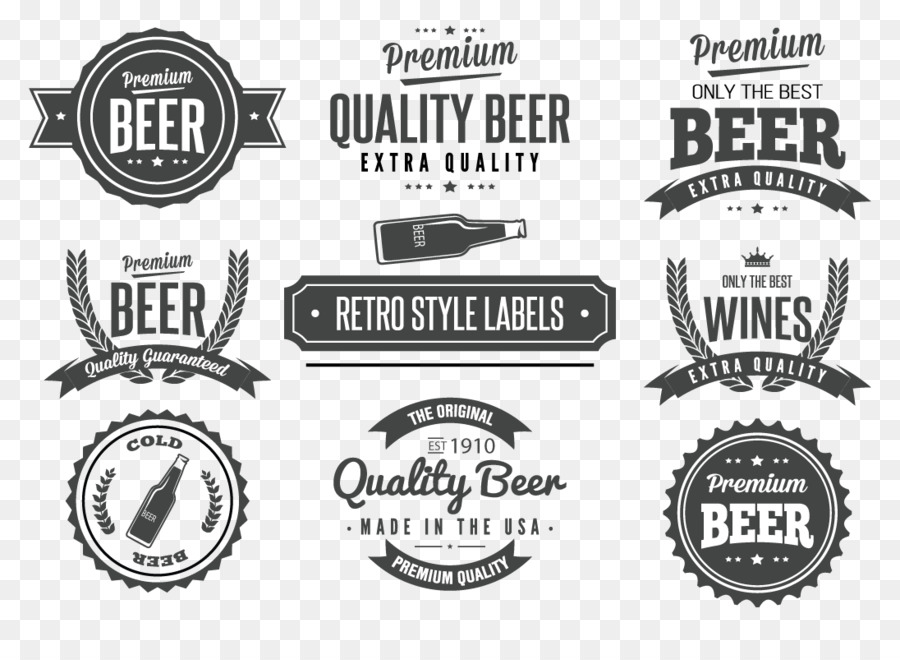 Download Label Vintage Logo Clip art - Vector beer labels png download - 1096*780 - Free Transparent ...
