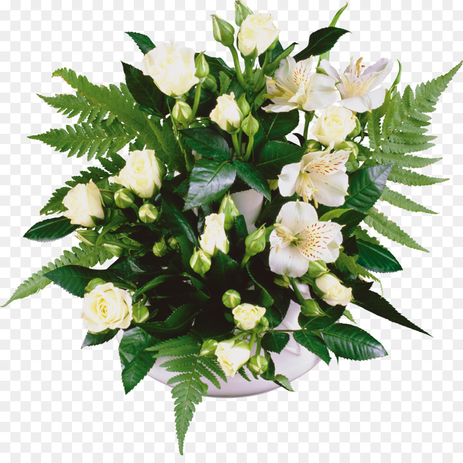 Gambar Bingkai Bunga Bouquet Pernikahan Tangan Dicat Pola Bunga