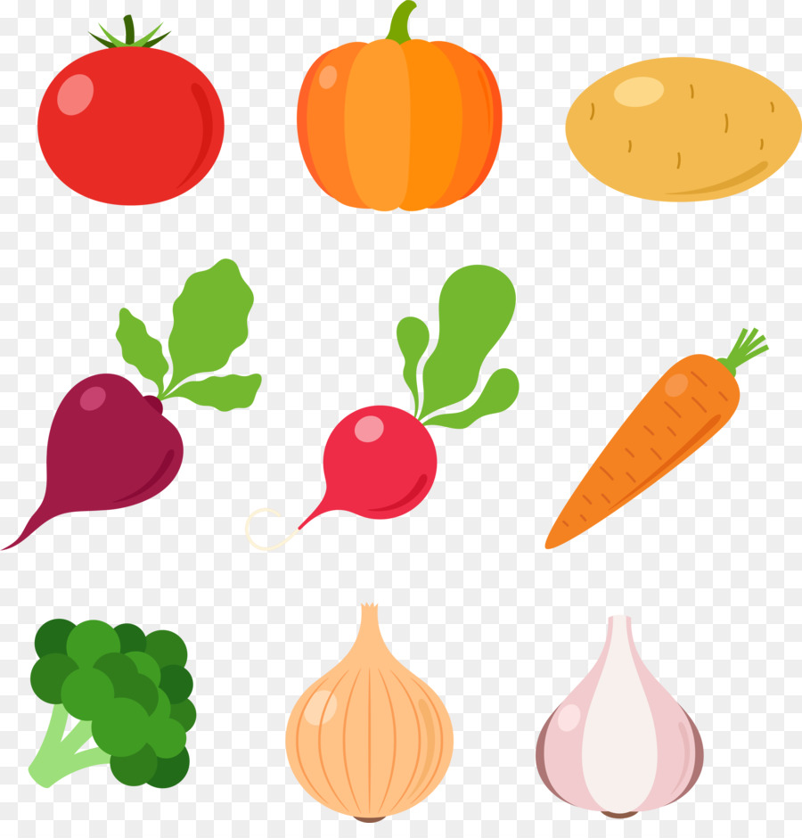 Buah Sayur Auglis Ilustrasi Rata Sayuran Dan Buah Buahan Unduh