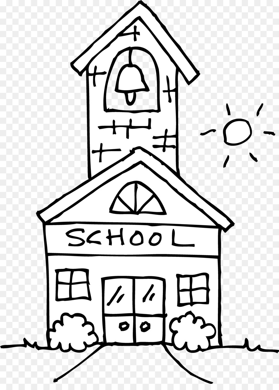 School Clip Art Outline