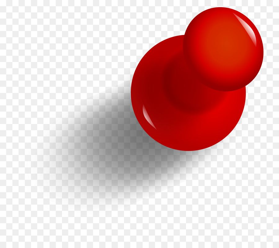 Paper Drawing pin Clip art Red Push Pin png download 800*800 Free