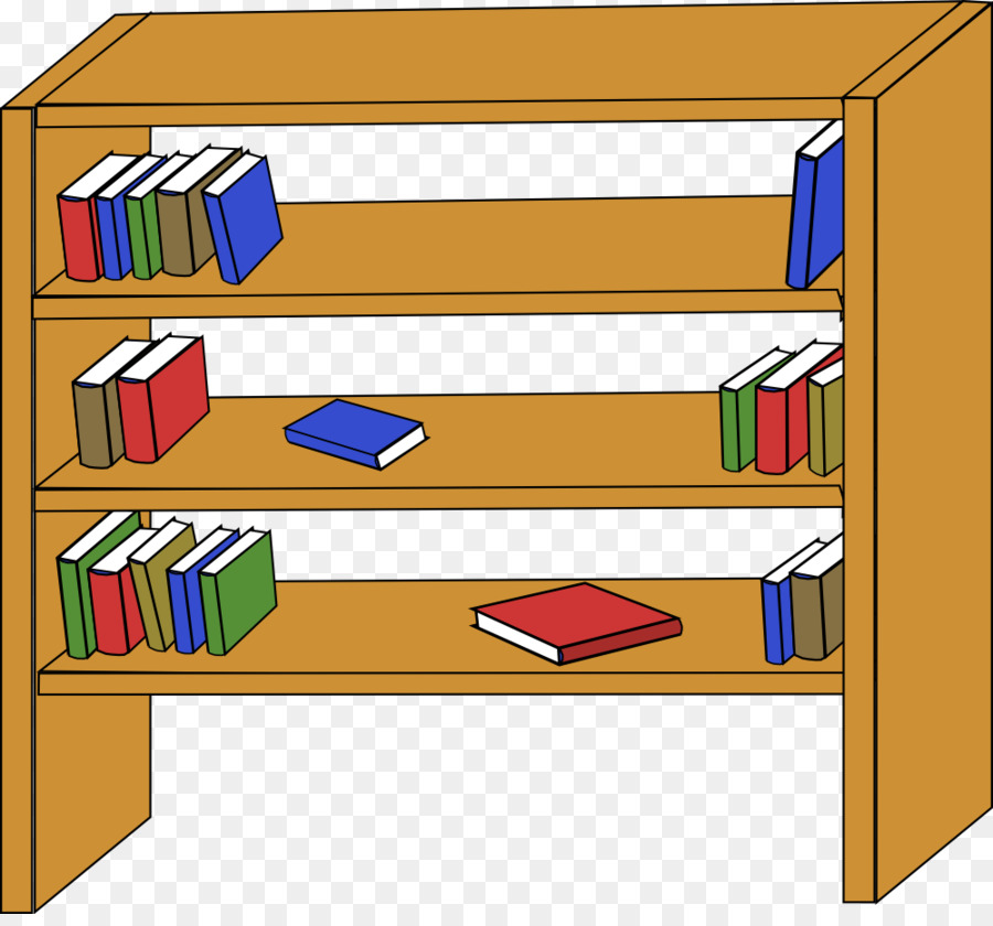 Bookcase Shelf Clip art - Shelf Cliparts png download - 1000*921 - Free
